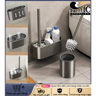 Pacific Vật liệu hợp kim nhôm Nhà vệ sinh Brush Set - Không cần cài đặt khoan