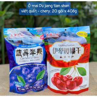 Ô mai cherry việt quất gói 408gr chua ngọt siêu ngon
