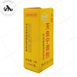 Nhỏ Gáy Diệt Ve Rận Bọ Chét Chó Mèo Nhỏ Gáy Xứ Đài