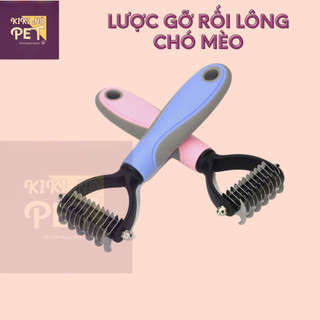Lược gỡ rối lông, chải lông cho chó mèo - kikino