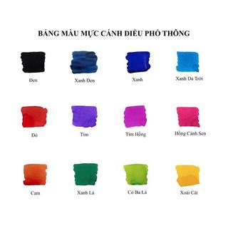Mực Cánh Diều phổ thông lọ to 25ML - MỰC BÚT MÁY LUYÊN CHỮ ĐẸP
