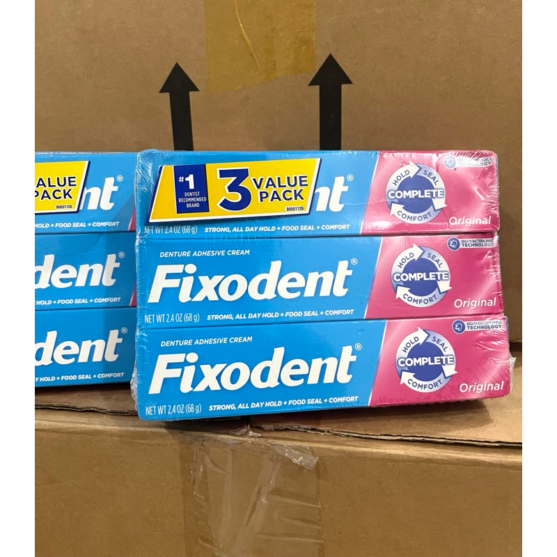 [CHÍNH HÃNG] Keo dán hàm răng giả Fixodent 68g