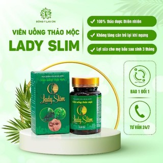 Viên uống Thảo Mộc giảm cân Lady Slim(Chính Hãng Đông Y Lan Chi)