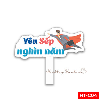 Hashtag công ty, biển chụp hình công ty