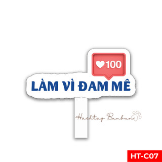 Hashtag công ty, biển chụp hình công ty