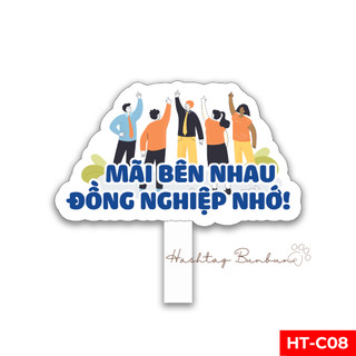 Hashtag công ty, biển chụp hình công ty