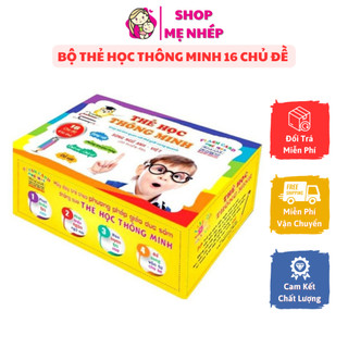 Bộ Thẻ Học Thông Minh 16 Chủ Đề Tiếng Anh, Tiếng Việt Giúp Bé Vừa Chơi Vừa Học