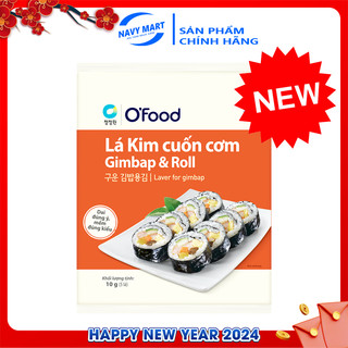 Lá kim cuốn cơm O'food Gimbap & Roll túi 10g chính hãng Daesang