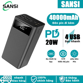 Sạc dự phòng dung lượng lớn 40000/50000mah , trữ pin nhiều , có đèn pin , màn hình led hiện thị phần trăm pin(siêu rẻ)