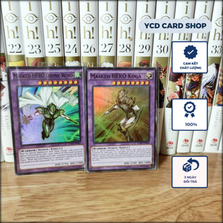 Thẻ bài yugioh chính hãng Set 2 Masked Hero -Super Rare