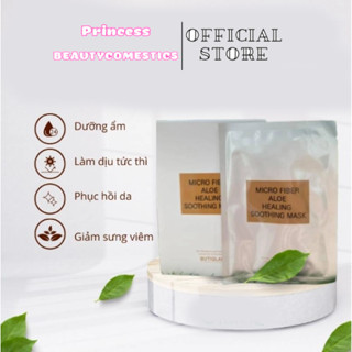  Mặt nạ Mỡ Ngựa Butiqlab Micro Fiber Aloe Healing Soothing Mask Karmel Nuôi Dưỡng Phục hồi Làn Da  10 miếng  