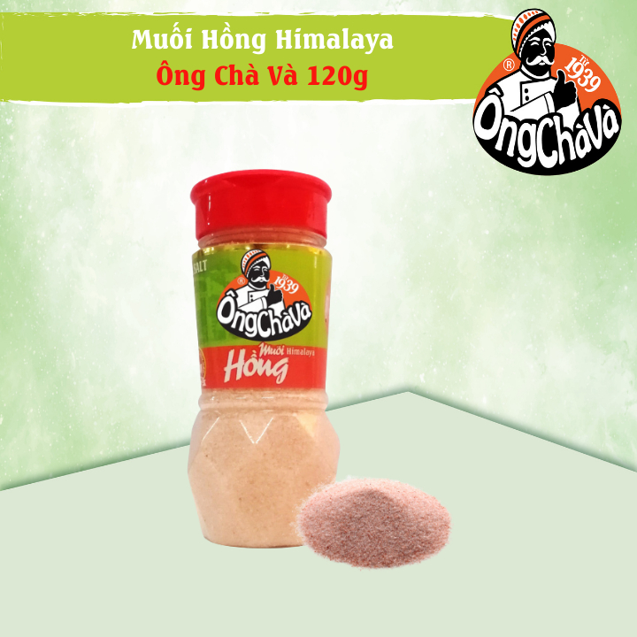 Hũ Muối Hồng Himalaya Ông Chà Và 120g (Himalayan Pink Salt)