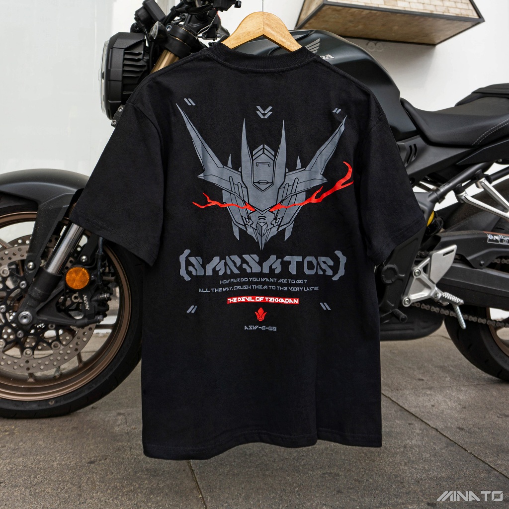 Áo thun Gundam Barbatos Nam Nữ Unisex Form Rộng Oversized | BigBuy360 - bigbuy360.vn