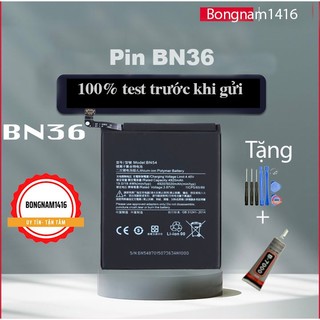 Pin xiaomi bn36 / redmi a2 / redmi 6x kèm bộ sửa và keo dán b7000.