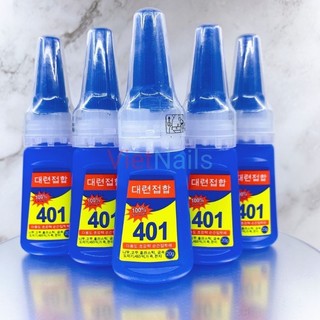 Keo 401 Siêu Chắc,keo gắn móng úp, charm đá 20g