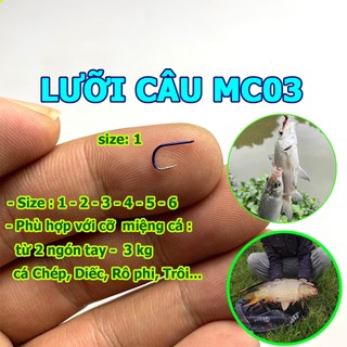 Lưỡi câu cá Diếc, Chép, Rô,… > MC04 - MC03
