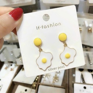 Đôi bông tai tam giác phối ngọc đen cá tính😎