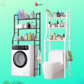 Kệ để đồ bồn cầu trong nhà vệ sinh - kệ máy giặt, giá để đồ nhà tắm ngăn nắp tiện lợi