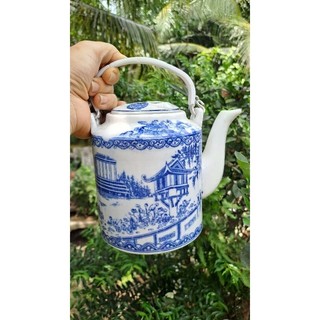 Trái dừa ủ ấm bình trà màu vỏ nguyên thủy không có sơn kèm ấm trà một lít