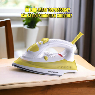 Bàn là hơi Sunhouse SHD2067, công suất 1800W, Mặt bàn là phủ chống dính ceramic siêu bền, bảo hành 12 tháng