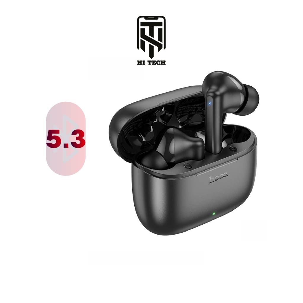 Tai nghe Bluetooth V5.3 HOCO EQ2, nghe liên tục trong 7h, hỗ trợ chuyển đổi, dụng lượng 400mAh.