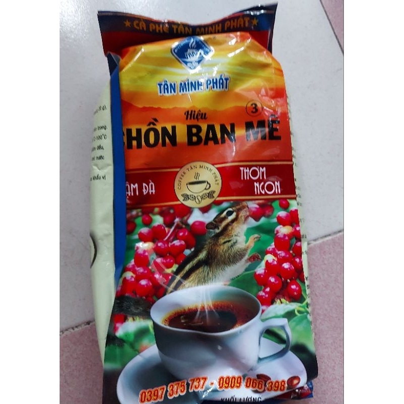 Cafe pha phin Con Chồn Tân Minh Phát 3 500g