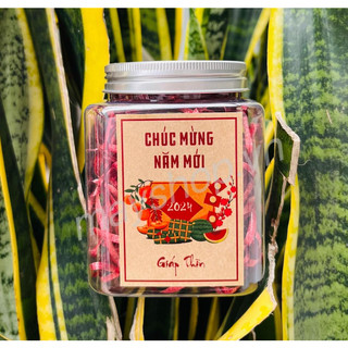 Hộp nhựa vuông nắp nhôm 500ml