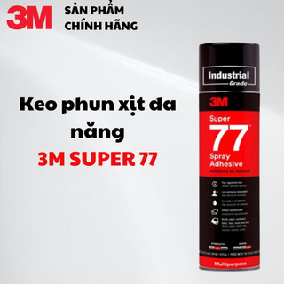 Keo phun xịt đa năng 3m super 77, khối lượng tịnh 13.2 oz