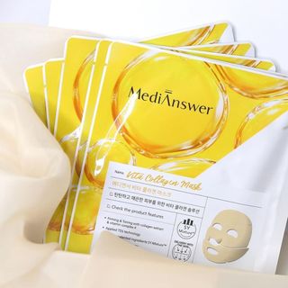Mặt nạ thạch dưỡng trắng căng bóng da Medianswer Vita Collagen Mask