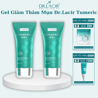 Gel giảm thâm mụn Dr. Lacir tumeric gel dưỡng trắng mờ thâm 50gr LM21 chính hãng