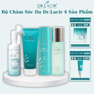 Bộ chăm sóc da Dr. Lacir 4 sản phẩm dành cho da dầu mụn LM32