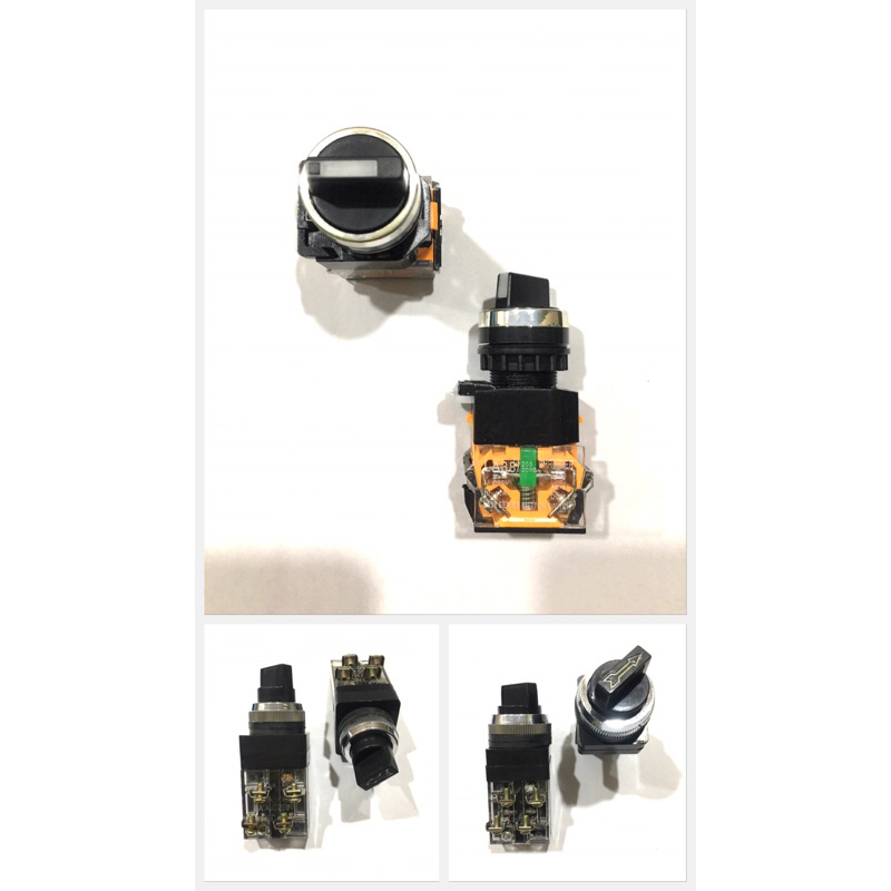 Công Tắc Xoay 2,3 Vị Trí (Phi:22,25,30):(LA38-11X2,-20X3);(SS-25x2,3VT);(SS-30x2,3VT)
