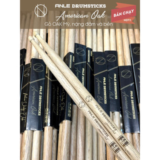 Dùi Trống ANLE 5A, Gỗ Oak USA. Nặng đầm tay, chịu lực tốt.