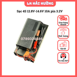 Sạc 4s 12.8v-14.6v 5a - 10a đầu kẹp có quạt cao cấp cho pin 3.2v