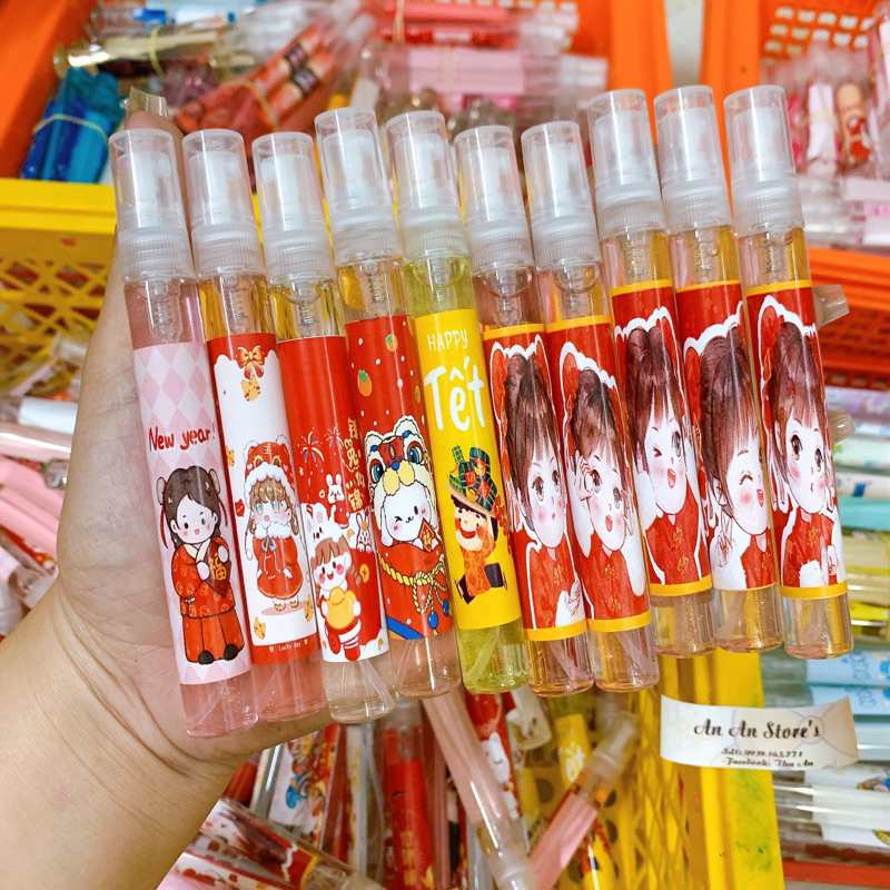 Body mist chiết hình cô gái - Mùa xuân dể thương