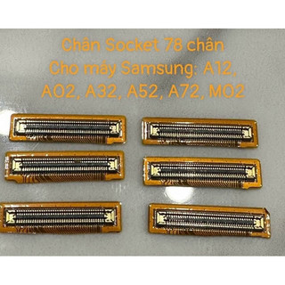 Socket Main Dòng A12 M12 A02 A32 A52 A72 M02 Chính Hãng Zin - Dùng Thay Thế Sửa Chữa Main Bị Hỏng Socket Dòng Galaxy A M