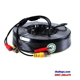 Cáp Camera 40M Có Nguồn Và Đầu BNC (WPC 028)