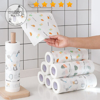 Khăn giấy lau bếp đa năng có thể tái chế - khăn giấy lau tay cuộn trắng đa năng