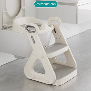 Ghế bậc, thang bô, bệ thu nhỏ bồn cầu cho bé babyviva có đệm PU cao cấp rất chắc chắn, an toàn cho bé