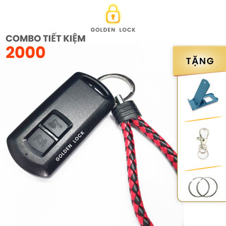 Vỏ smartket 2 nút Honda Vision-AB-Vario-Lead + móc khóa