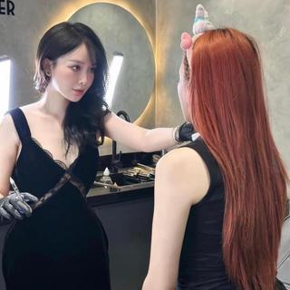 Váy 2 Dây Nhung Phối Ren Đuôi Cá (Kèm Mút)