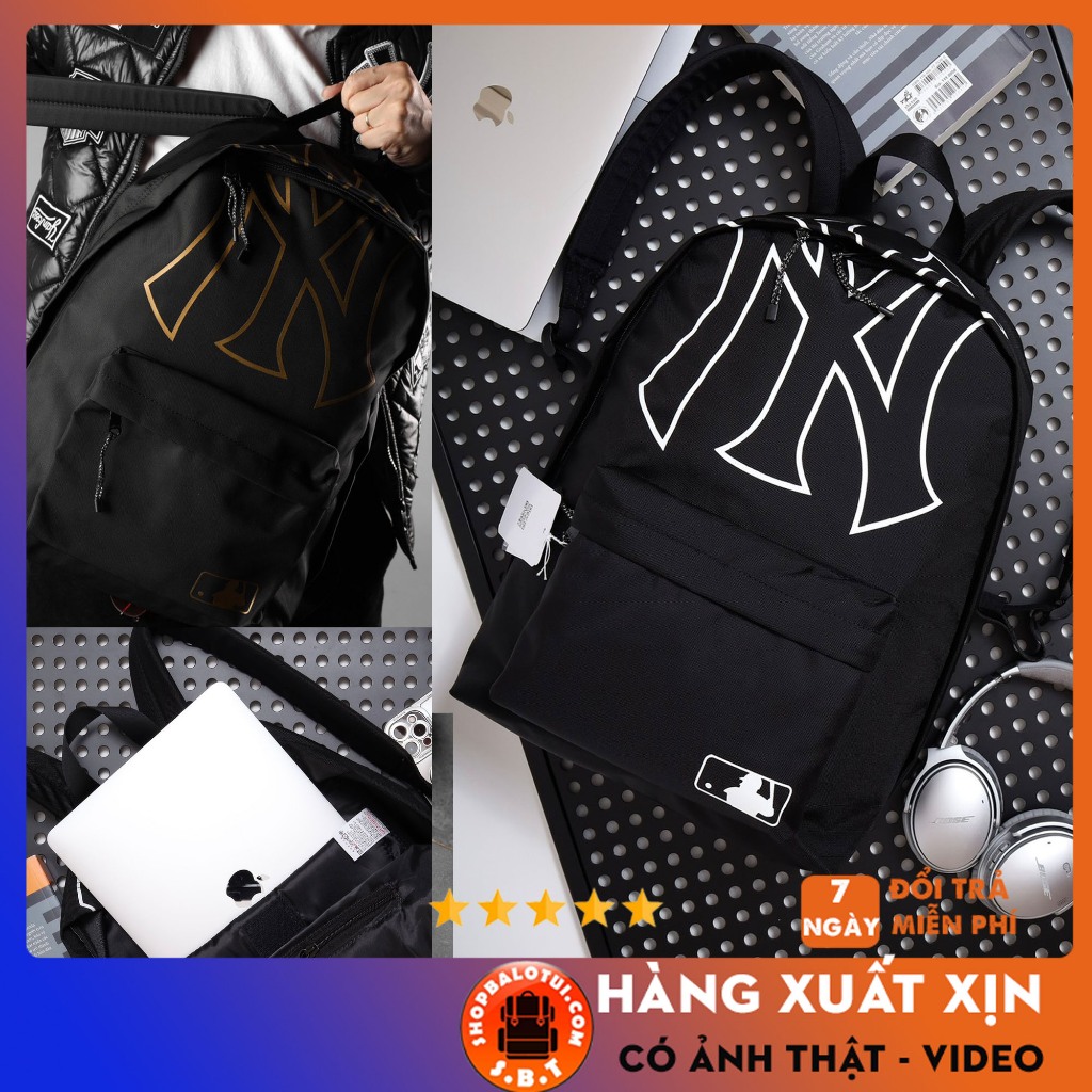 Balo MLB NY YANKEE Uzllang hàn quốc đi học nam nữ , balo thời trang có ngăn đựng laptop đẹp cao cấp chống nước