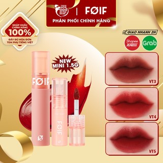  Son Kem Lì Thuần Chay, Mịn Mượt Lâu Trôi Hàn Quốc FOIF Daily Velvet Tint 3g