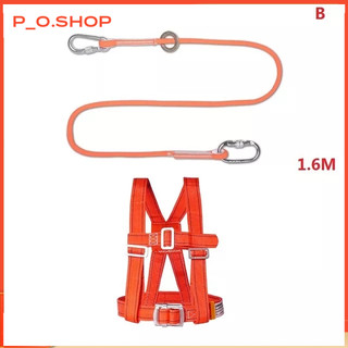 【🔥Free ship🔥】Dây đai an toàn toàn thân 1 móc sắt, Dây bảo hộ lao động trèo leo làm việc trên cao（3m）