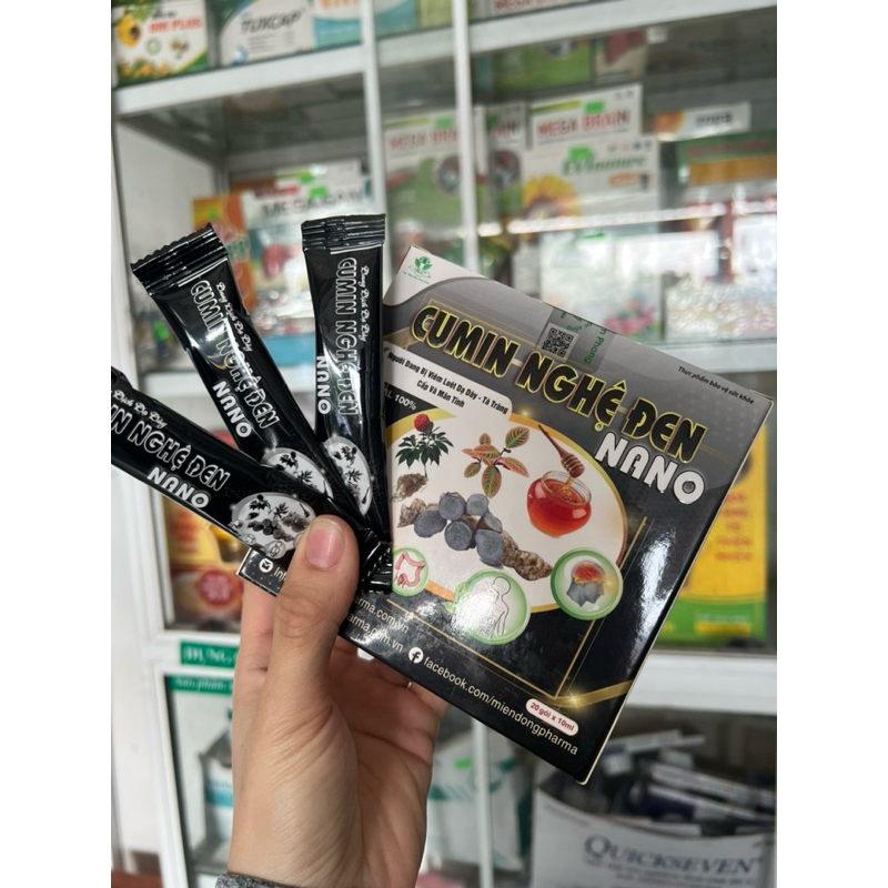 Nghệ đen nano cumin viêm dạ dày