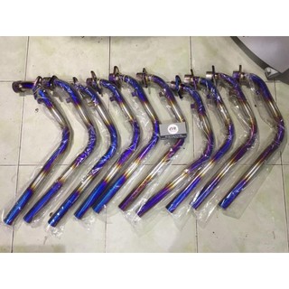 Cổ pô titan bầu hơi cho các dòng xe Exciter Sonic Raider Winner Fz ... Dochoixemay