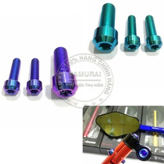 Bộ 3 ốc gắn chân kiếng, kính chiếu hậu Rizoma Titan Gr5 để gắn ron xoay hoặc không có ron xoay kiếng . DoChoiXeMay