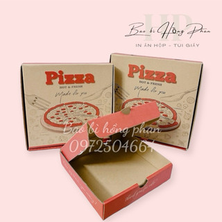 Hộp đựng pizza in sẵn đủ size 16 18 20 22 24 26 28 30