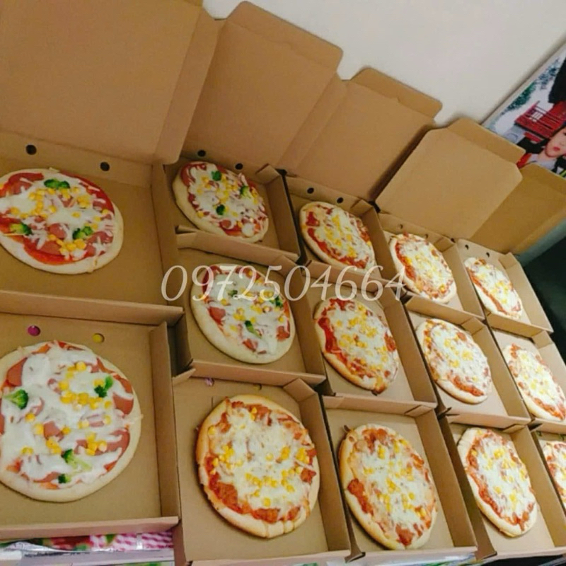 Combo 50h đựng pizza in sẵn size 16 in sẵn