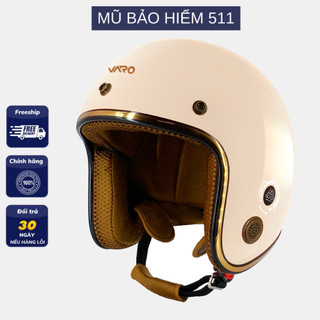 Mũ bảo hiểm 3/4 đầu varo sh loại cao cấp, hàng mới 2020